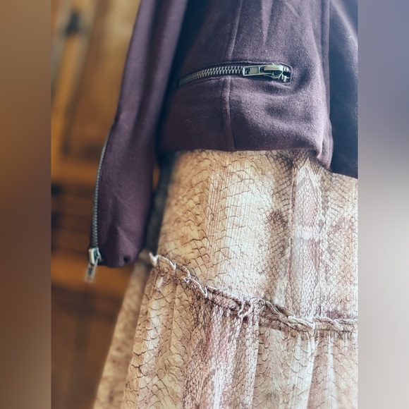 Chaser Moto Sweatshirt Fabric Jacket - Picture 8 of 11